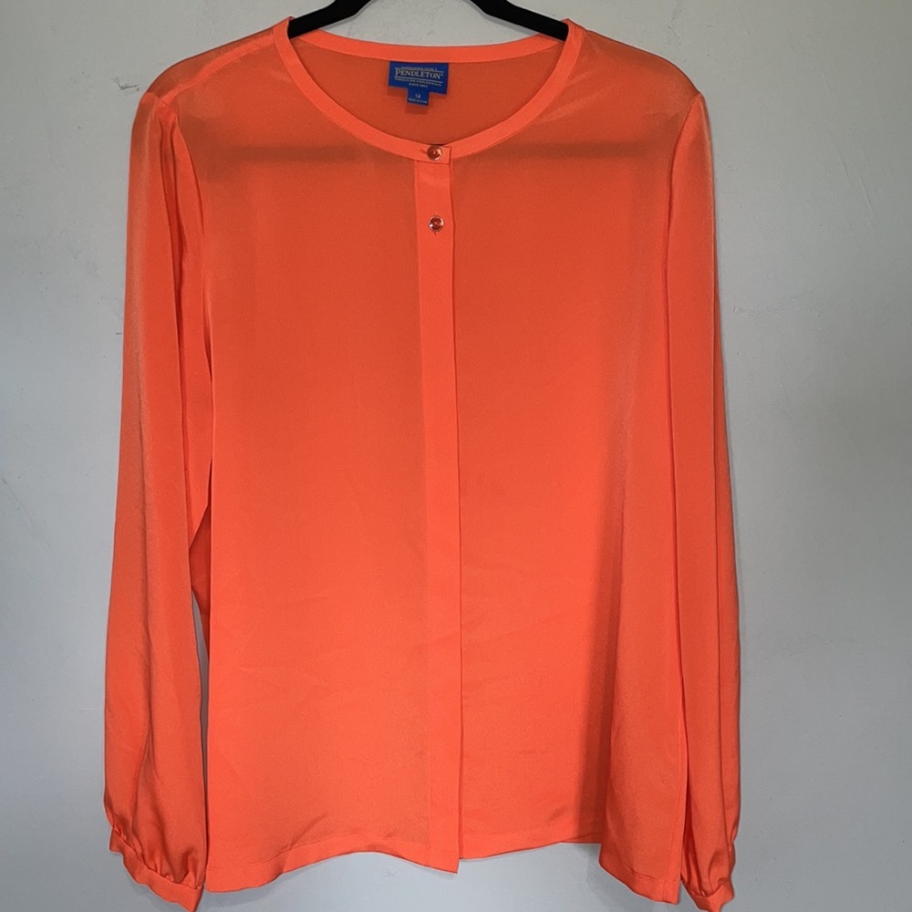 Pendleton Vintage Button Down Top Euc - image 2